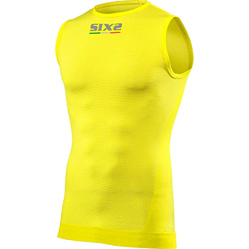 Six2 Yellow Tour-S, Smanicato Carbon Underwear Unisex Adulto
