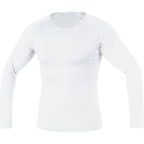 Gorewear M Base Layer Thermo Maglia A Manica Lunga, Bianco, L