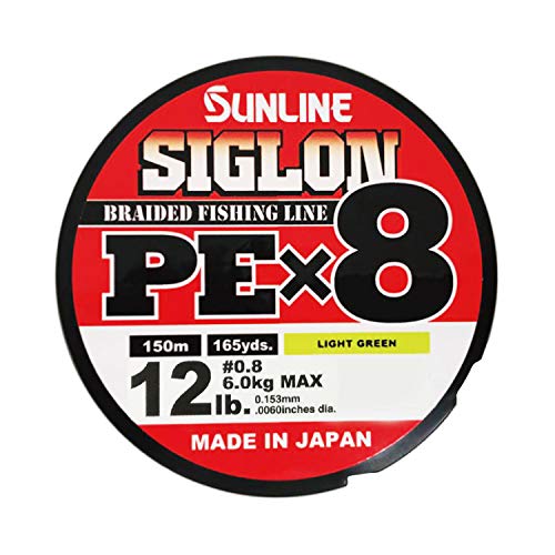 Sunline - Sunline Siglon Pe X8 150 Mt - 12Lb, Light Green