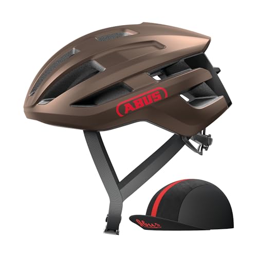 Abus, Casco Per Bici Da Corsa Abus Powerdome Ace, Con Abus Race Cap, Casco Da Bici Leggero Con Sistema Di Ventilazione Avanzato, Made In Italy, Per Uo
