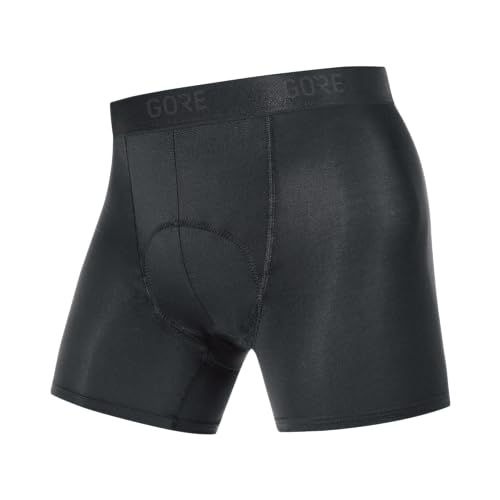 Gore Wear C3 Boxer Da Ciclismo Con Fondello Per Uomo, L, Nero
