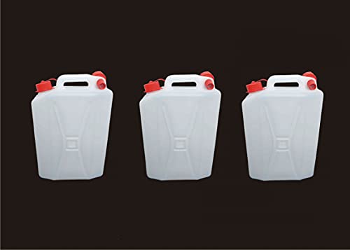 Nuova Plastica Adriatica - Tanica Per Acqua, Contenitori Per Liquidi Da 15 Litri, 3 Unità