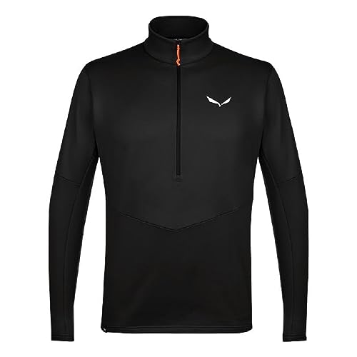 Salewa Puez Polarlite Half Zip Fleece Men, Black Out, M