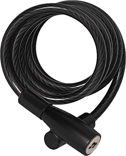 Abus Lucchetto A Spirale 3506K - Flessibile Per Bicicletta Con Spessore Di 6 Mm Livello Sicurezza 1 120 Cm Nero