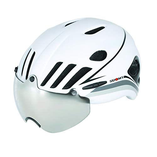 Suomy, Casco Vision Unisex Adulto, Bianco/Nero, M