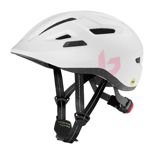 Bollé, Stance Jr Mips White Pearl S 51-55Cm, Casco Da Ciclismo, Small, Unisex Bambini