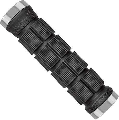 Lizard Skins Lock-On Northshore, Impugnature Per Manubrio Unisex Adulto, Nero-Nero/Argento, Taglia Unica