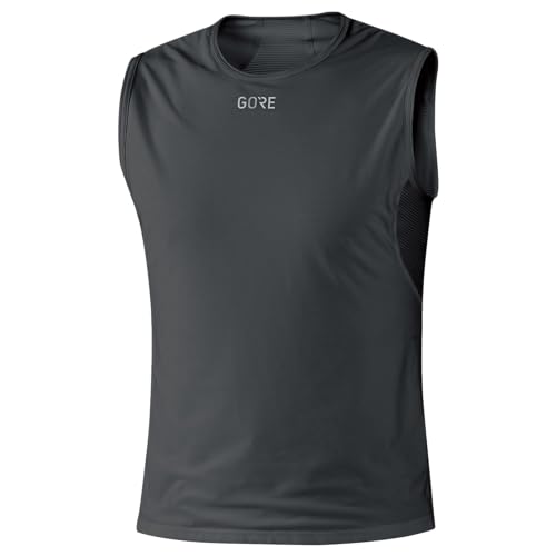 Gorewear M Gore Windstopper Base Layer Maglia Senza Maniche, Nero, S