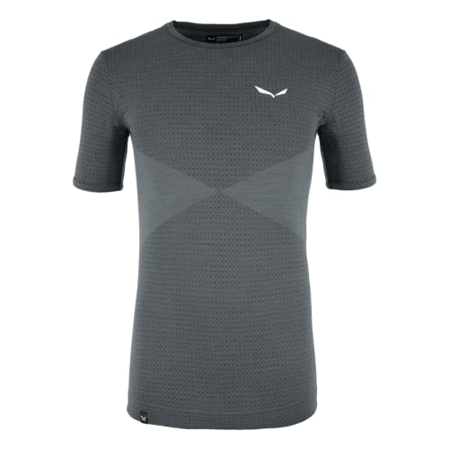 Salewa Zebru Responsive Short Sleeve Men'S Tee, Onyx, M