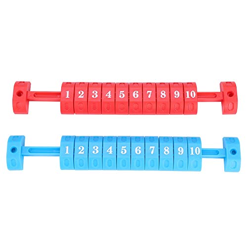 Segnapunti Biliardino,Scoring Unit, 2 Foosball Scoring Units Tabellone Segnapunti Di Biliardino Sostituzione Per Tavoli Da Biliardino Standard(Rosso &