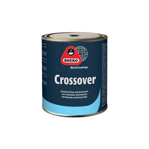 Boero Yachtcoatings Crossover - Antivegetativa Per Imbarcazioni 0,75Lt Autopulente Autolevigante Ablativa Di Qualità (Blu Scuro)