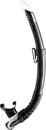 Cressi Gamma Snorkel, Unisex – Adulto, Nero/Grigio