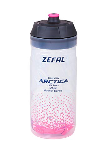 Zéfal Arctica, Borraccia Termica Per Bicicletta Unisex Adulto, Rosa Chiaro, 550 Ml