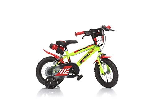 Dino Bike Bicicletta Bici Bombo Bambino 12" Sfera Giallo