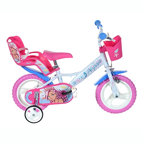Bici Misura 12 Bimba Dino Bikes Bicicletta Bambina Sirenetta Alyssa 124Rl-Als