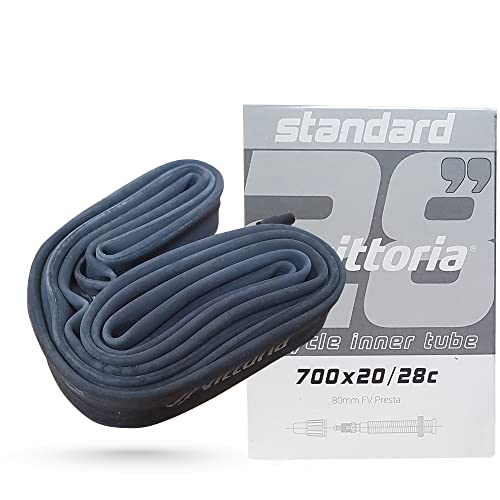 Vittoria Standard, Tubo Interno Unisex Adulto, Nero, 700 X 20/28