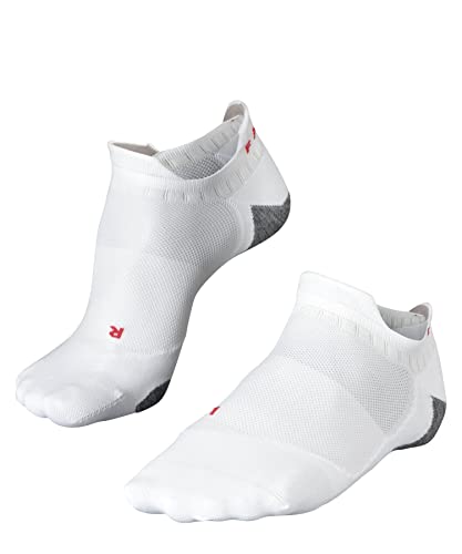 Falke Ru5 Race Invisible M In Filo Funzionale Antivesciche 1 Paio, Calzini Da Corsa Uomo, Bianco (White-Mix 2020), 44-45