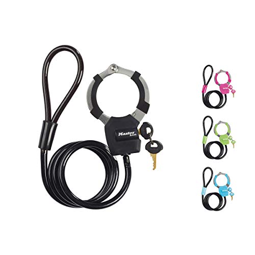 Master Lock 8275Eurdpro Antifurto Per Bicicletta, Cavo E Manette, Colori Assortiti