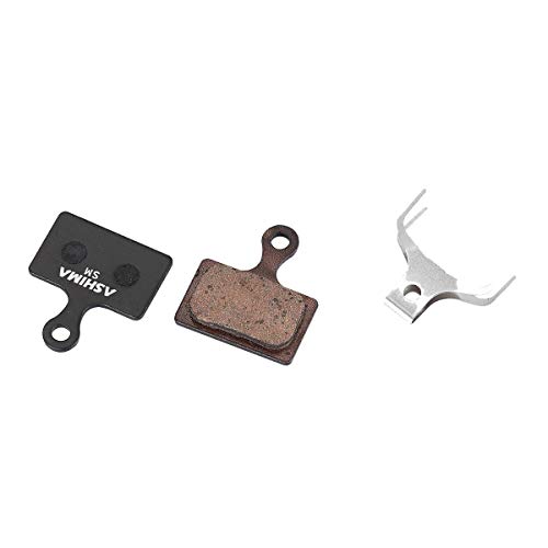 Ashima Coppia Pastiglie Semi-Metalliche Per Shimano Br-Rs 505/805 L04C (Pastiglie Ciclo)