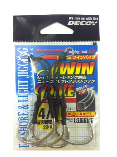Decoy Dj-88 Twin Pike Assist Hooks Size 4/0 (1191) 4989540811191