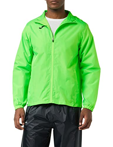 Joma Iris, Giacca Antipioggia Bambino, Verde Fluo, M