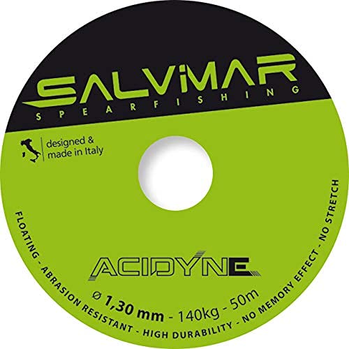 Salvimar Acidyne, Sagola Unisex Adulto, Verde Acido, 50 M-1.3 Mm