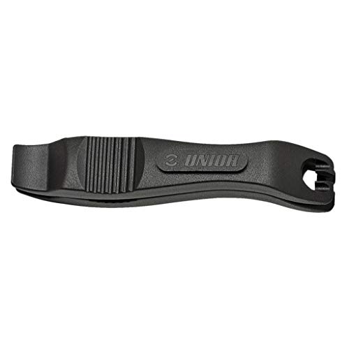 Unior Two Tyre Levers Black, Leve Unisex Adulto, Nero, Jeden Rozmiar