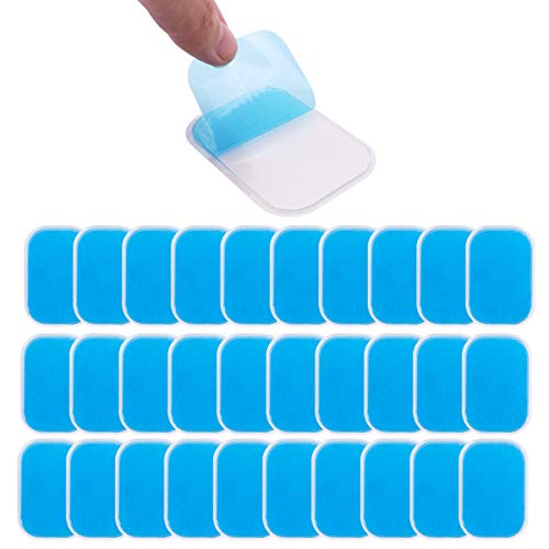C100Ae 60 Pcs Ems Ricambio Gel Pezzi, Abs Gel Pad Di Ricambio Di Elettrostimolatore Abdominal, Elettrodi Pad Di Gel Per Elettrostimolatore Muscolare