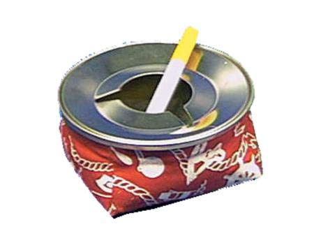 Osculati Posacenere Acciaio Inox Rosso