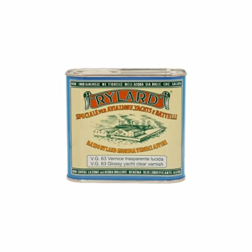 Rylard Vg 63 Vernice Trasparente Oleofenolica Per Legno, Lucida, Lattina Da 500 Ml.