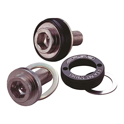 Fsa Unisex Self Extracting Jis Steel Crank Bolt, Nero, Dimensioni M8
