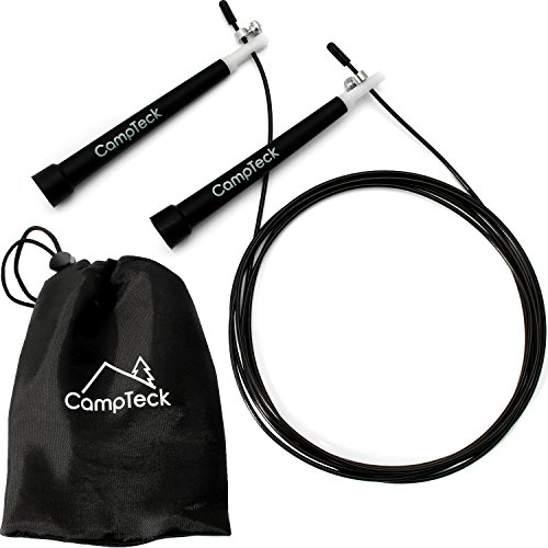 Campteck U6576 3M Jump Rope Cavo Acciaio Regolabile Corda Per Saltare Con Cuscinetto A Sfere Per Allenamenti Fitness Fat Burning Esercizio Pugilato Bo