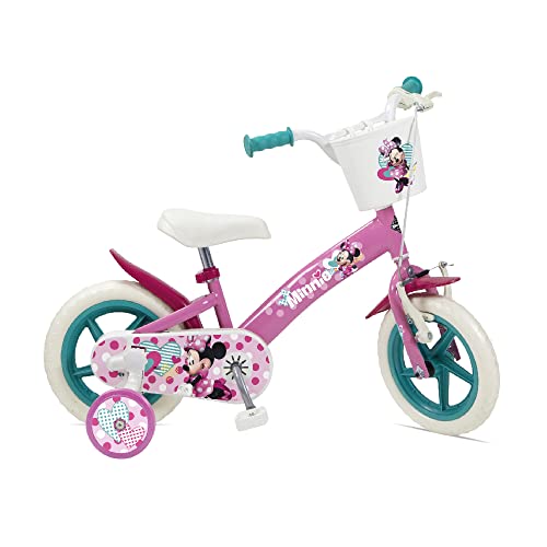 Huffy 12 Pollici, Bicicletta Disney Minnie Unisex-Baby, Rosa