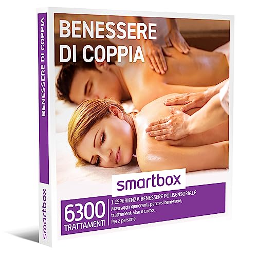 Smartbox - Cofanetto Regalo Benessere Di Coppia - Idea Regalo Di Coppia - Un'Esperienza Benessere Per 2 Persone