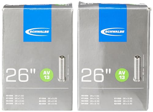 Schwalbe Av13, Tubo Interno Unisex-Adult, Nero, 26 X 1.50