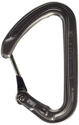 Petzl Ange L Moschettone Grigio, Taglia Unica, Misura Standard