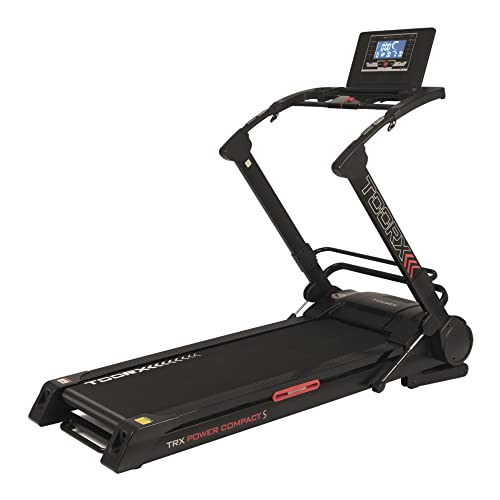 Toorx Power Compact S Tapis Roulant, Velocità1,0-20,0 Km/H Con Incremento Di 0,1 Km/H, Salvaspazio, App Ready