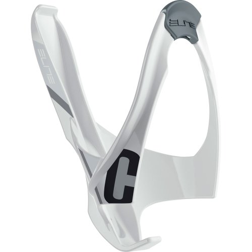 Elite - Porta Borraccia Elite Cannibal Fibra Bianco Logo Nero