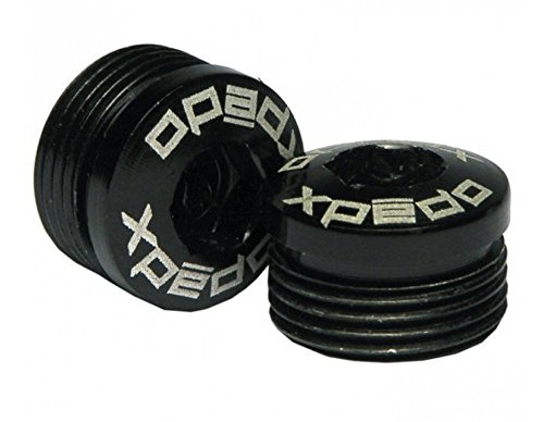Xpedo 2184010700, Set Di Tappi Di Copertura Unisex, Nero, 20 X 8 X 4Cm