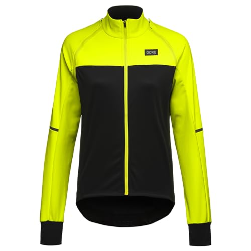 Gorewear Phantom Giacca Donna, Nero/Neon Giallo, 38