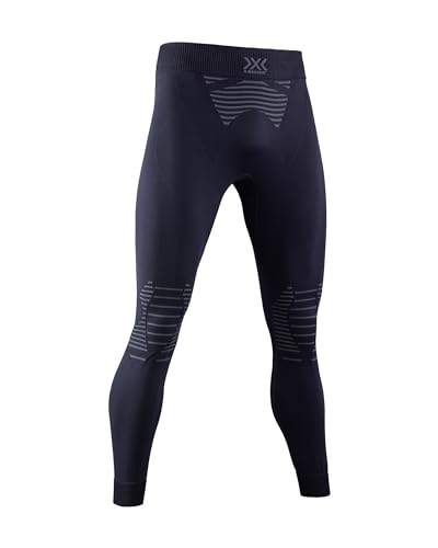 X-Bionic Invent 4.0 - Pantaloni Termici Da Corsa A Compressione Uomo - Alte Prestazioni Per Running, Sci, Ciclismo, Fitness, E Sport Invernali - Nero,