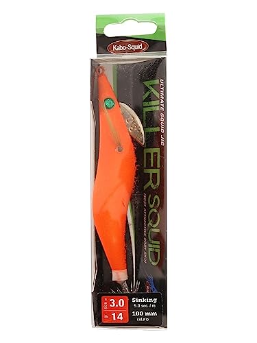 Kabo Artificiale Totanara Squid Squid Full Color 100 Mm 3.0 Orange