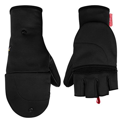 Salewa Sesvenna Fold Back Guanti, Donna, Black Out, Xs