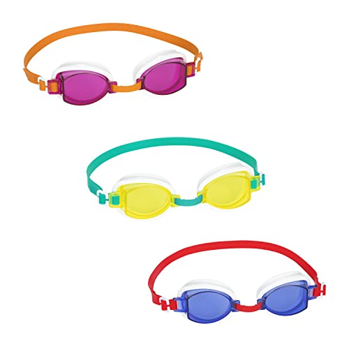 Bestway 21048 Occhialini Da Nuoto Per Bambini Ocean Wave, 7-14 Anni