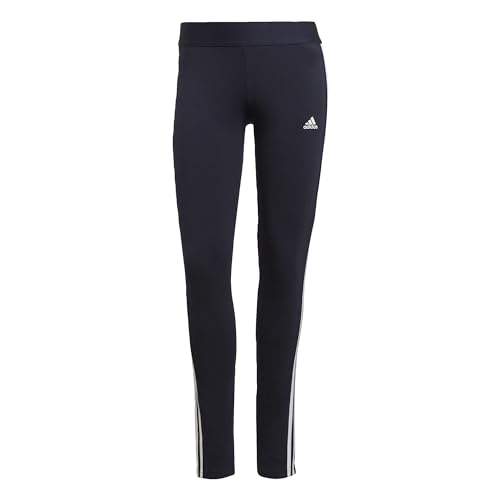 Adidas 3 Stripes Leggings Donna, Legend Ink / White, Xs