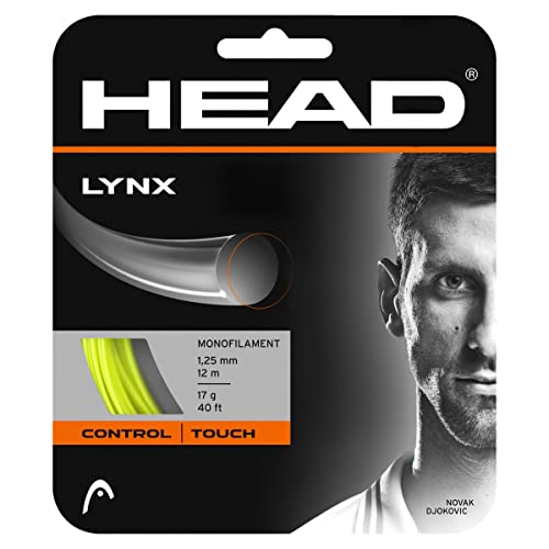 Head Set Lynx, Racchetta Da Tennis Unisex-Adulto, Giallo, 16