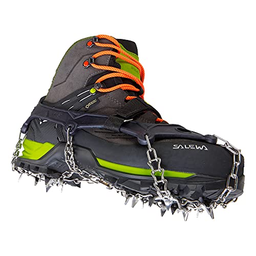 Salewa Puez Mtn Spike Crampon, Ramponi Unisex Adulto, Nero (Black Night), L