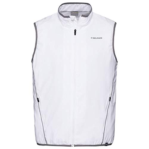 Head, Club Weste, Grau, Giacche Uomo, Bianco, S
