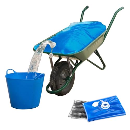 Borsa Per Acqua - Sacco Per Acqua - Capacità 80 L - Pieghevole Con Superficie Antiscivolo - Serbatoio D'Acqua Per Il Giardino, Il Campeggio, Abbeverat