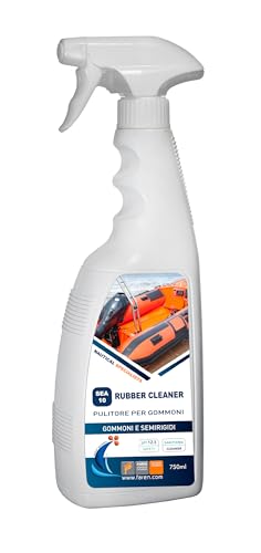 Faren Sea 10, Pulitore Per Gommoni E Imbarcazioni Pneumatiche,Ottimo Per Segni Neri,Grassi,Oli-Veloce Ed Efficace,750Ml (1)